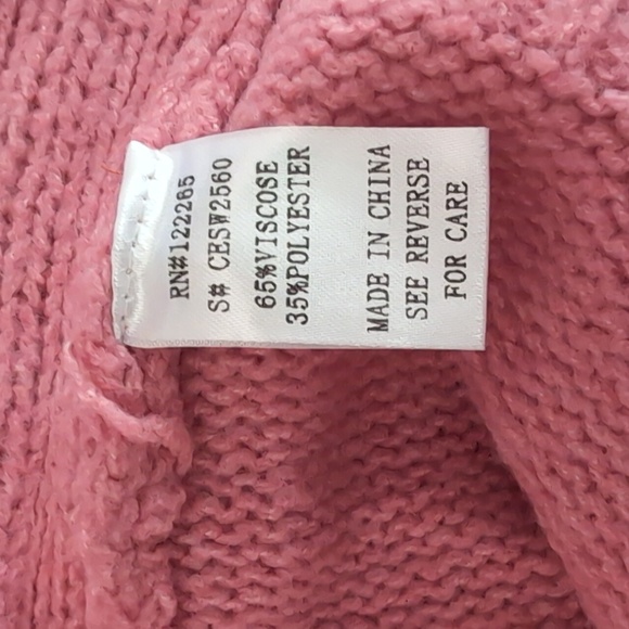 NWT Blush Colored Cropped Sweater - Picture 5 of 5